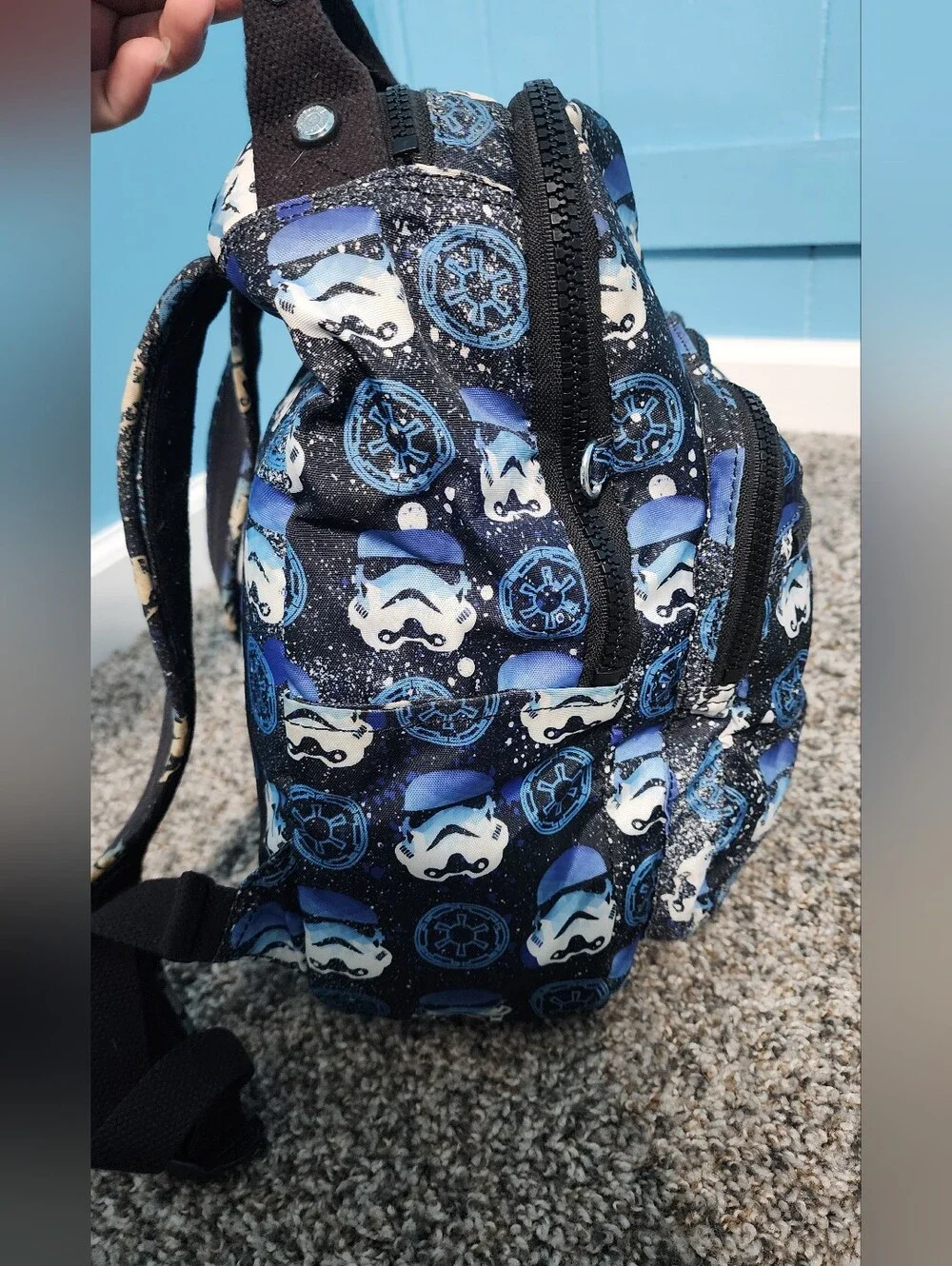 Kipling x Disney Star Wars Seoul Backpack - Stormtrooper Print (No Charm)